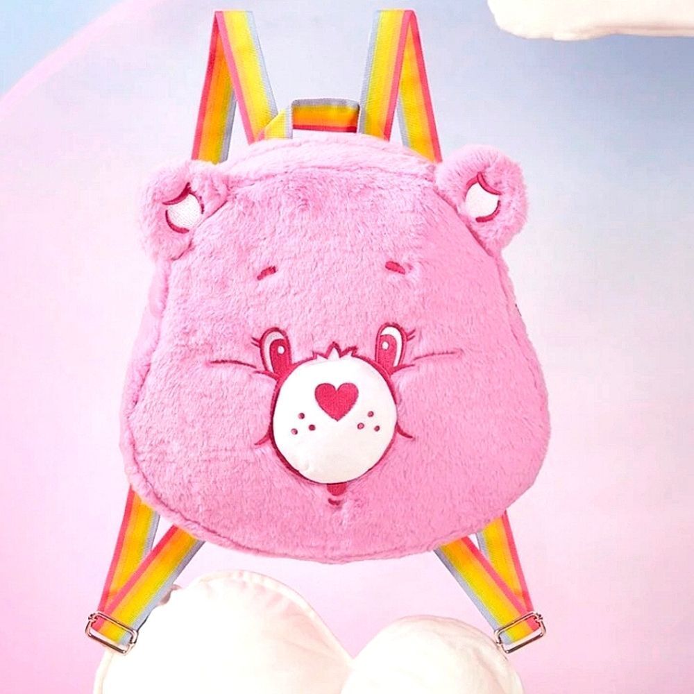 Mad Engine X Care Bears Cherry Rainbow‎ Plush Crossbody Bag